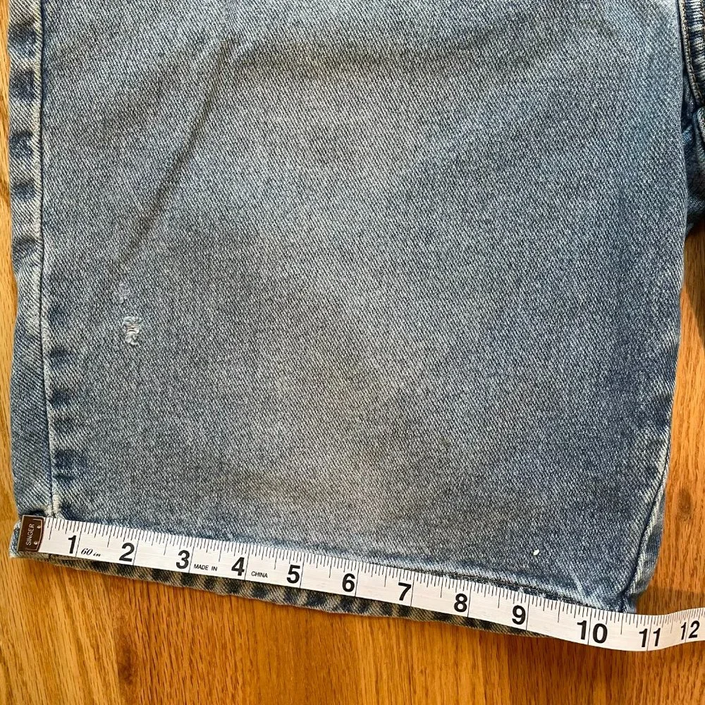 Eddie Bauer Outdoor Outfitter Mens Denim Blue Jean Medium Wash Shorts Size 34 - Picture 11 of 14